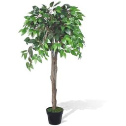 Palmier Artificiel Plastique avec Pot 110 cm Vidaxl n/a
