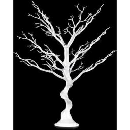 76cm Arbre de Décoration de Table de Mariage Simulé, Artificielle Arbre avec des Chaînes Acryliques