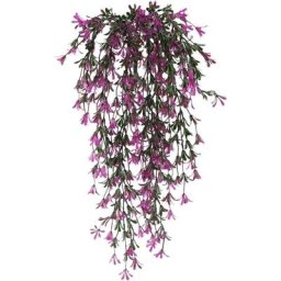 2 pcs Plante Artificielle Suspendue Fleurs Artificielles Plantes Guirlande Vigne pour Intérieur