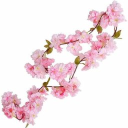 180 cm Fleur De Cerisier, Fleurs Cerisier Artificielles Guirlande Rotin Suspendus De Soie Vigne