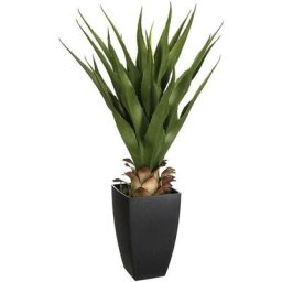 Atmosphera - Agave artificiel avec pot - Plante artificielle très réaliste - Livraison gratuite