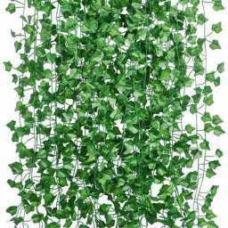 15Pcs 2m Artificiel Lierre Guirlande Plante Artificielle Exterieur Faux Lierre Feuillage Artificiel