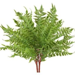 2Pcs Fougères Artificielles Extérieure Fougère Plantes Faux Arbustes Artificiels Verdure Buisson