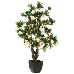 Azalée artificielle H81 cm Atmosphera créateur d'intérieur - Blanc