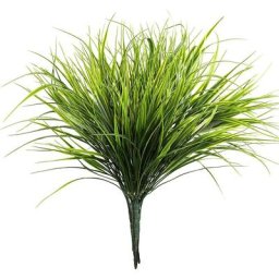 6 Pcs Arbustes en Plastique Artificiels 37cm Verts Plantes Artificielles Faux Herbe de Blé Plantes