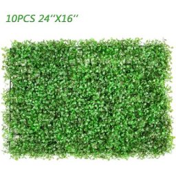 Vevor - Haie Artificielle Panneaux Muraux de Haie de Buis uv 10pcs 24' x 16' Décor