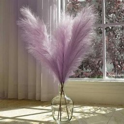 Unho - Lot de 3 Herbes de la Pampa Sechees Artificielle 110cm Deco Bohème pour Mariage Salon