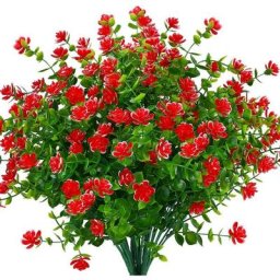 Fleurs artificielles d'extérieur résistantes aux uv Plantes buis, arbustes, verdure en plastique