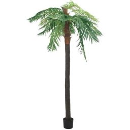 Palmier Phoenix artificiel avec pot 305 cm Vert Vidaxl n/a