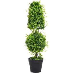 Plante de buis artificiel avec pot Vert 100 cm Vidaxl n/a