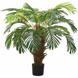 Palmier Cycas artificiel avec pot 90 cm Vert Vidaxl n/a