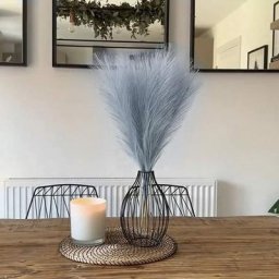 Unho - Lot de 3 Herbes de la Pampa Sechees Artificielle 110cm Deco Bohème pour Mariage Salon