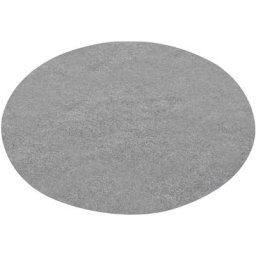 Gazon artificiel avec picots Dia.130 cm Gris Rond Vidaxl Gris