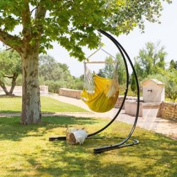 Chaise de détente suspendue Cuenca Ocre Jardin
