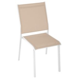 Chaise de jardin empilable Essentia Lin Blanc