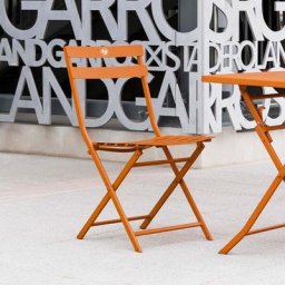 Lot de 2 chaises jardin pliantes Greensboro Terre battue