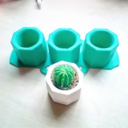 Moule en Silicone pour Pot de fleurs Cactus argile en céramique moulage artisanal tasse en
