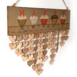 Anneaux en métal en bois massif 50 pièces tranches de cœur d'amour bricolage tableau