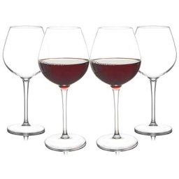 Verre à vin rouge poète classique en plastique ensemble de gobelets transparents transparent et