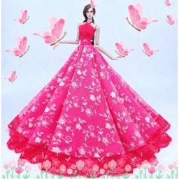 Tenue pour poupée Barbie vêtements de princesse traîne de mariage accessoires de maison jouets