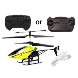 Flow – Mini hélicoptère radiocommandé à 2 canaux modèle d'avion avec lumière