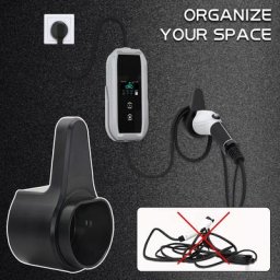 Support mural de chargeur EV Type 2 support de câble ABS Standard EU avec vis station de