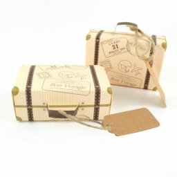 Boîte amusante 10/50 pièces Mini valise créative boîte à bonbons emballage Carton boîte à chocolat