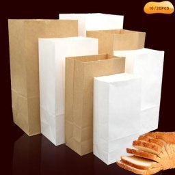 Sac en papier kraft fin sac cadeau bonbons de mariage sac à emporter détenu sac de cuisson sac
