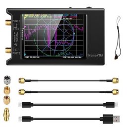 Nanovna-H analyseur d'antenne réseau vectoriel 10 tiens z-1.5 mesurz ressing HF VHF UHF avec Shell
