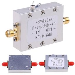 Amplificateur à faible bruit M4YC 50M-4GHz Module Radio LNA Ham RF FM HF VHF NF = 0 6 db-110dbm