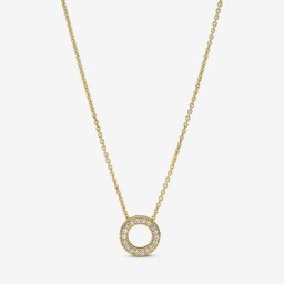 Collier Cercle Pavé Signature