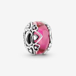 Charm Verre de Murano Rose Déclaration d’Amour