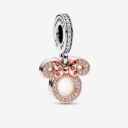 Charm Pendant Double Disney Silhouette de Minnie