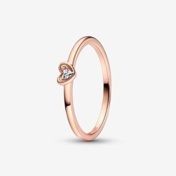 Bague Cœur Rayonnant