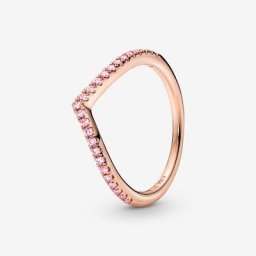 Bague Rose Scintillante Vœu Timeless