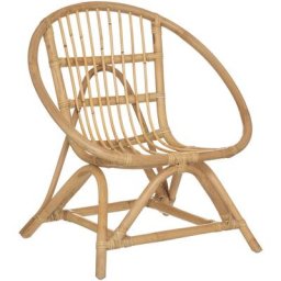 Fauteuil enfant Léo - beige en rotin Atmosphera créateur d'intérieur - Beige