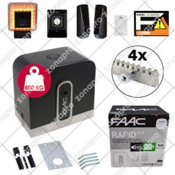 FAAC C721 KIT RAPIDE 800kg Crémaillère galvanisée Automatisme portail coulissant - MÈTRES