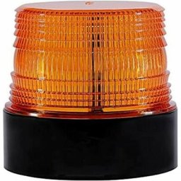 Lumière stroboscopique 12 v led clignotant magnétique feux de signalisation d'urgence (orange)