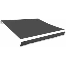 Toile d'auvent Rapide à Installer Tonnelle Tente Pavillon - Anthracite 350x250 cm BV281294 Bonnevie