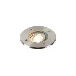 Basic - Spot encastrable de sol Moderne - 1 lumière - ø 13.5 cm - Acier - Moderne - Salle de bains