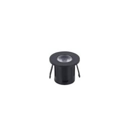 Mini Spot led Encastrable 1W 90° Rond Noir - Blanc Chaud 2300K - 3500K - Blanc Chaud 2300K - 3500K