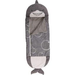 Oreiller pliant pour sac de couchage, 2 en 1, sac de couchage anti-coup de pied pour enfants, requin