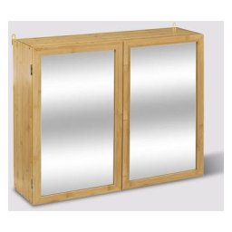 Meuble haut avec double miroir Lab n modul bambou - 5 five simply smart - Bambou