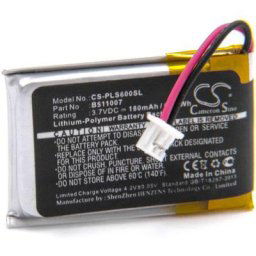 Batterie compatible avec Plantronics CS60, HL10 casque audio, écouteurs sans fil (180mAh, 3,7V,