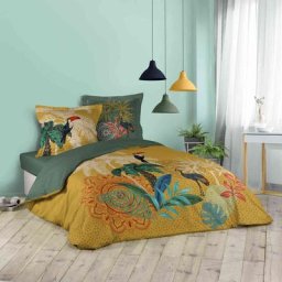Parure de lit Wonderland 240x220 cm - Jaune