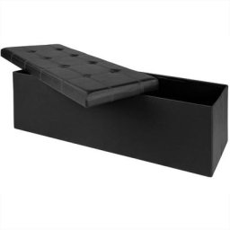 Casaria - Banc de rangement avec couvercle amovible Siège pouf Coffre de rangement pliable pour
