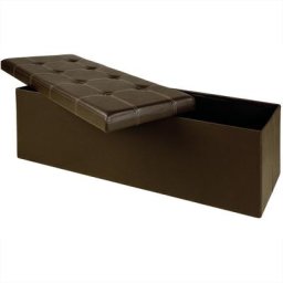 Casaria - Banc de rangement avec couvercle amovible Siège pouf Coffre de rangement pliable pour