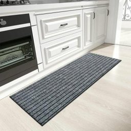 Tapis de cuisine 50 x 150 cm, tapis de cuisine lavable antidérapant, tapis de cuisine avec patins
