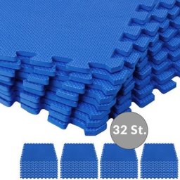 Monzana - Ensemble de 32 tapis de sol lavable avec bords inclus 32 pcs = 6,48 m² musculation
