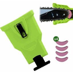 GP - Affuteuse De Chaine pour Tronconneuse,Betterlife Chaîne de Désherbeur, avec 4 pièces Pierre à